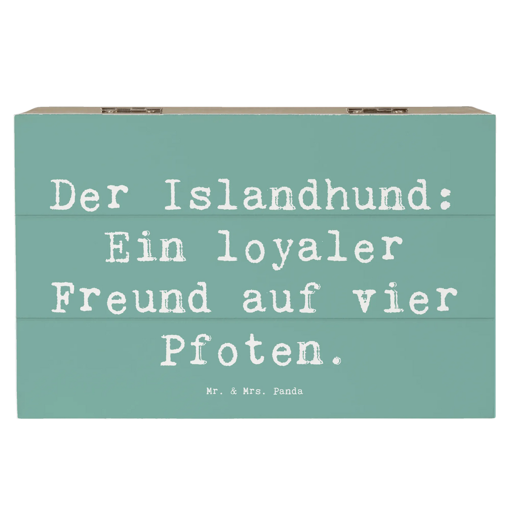 Holzkiste Spruch Treuer Islandhund Holzkiste, Kiste, Schatzkiste, Truhe, Schatulle, XXL, Erinnerungsbox, Erinnerungskiste, Dekokiste, Aufbewahrungsbox, Geschenkbox, Geschenkdose, Hund, Hunderasse, Rassehund, Hundebesitzer, Geschenk, Tierfreund, Schenken, Welpe