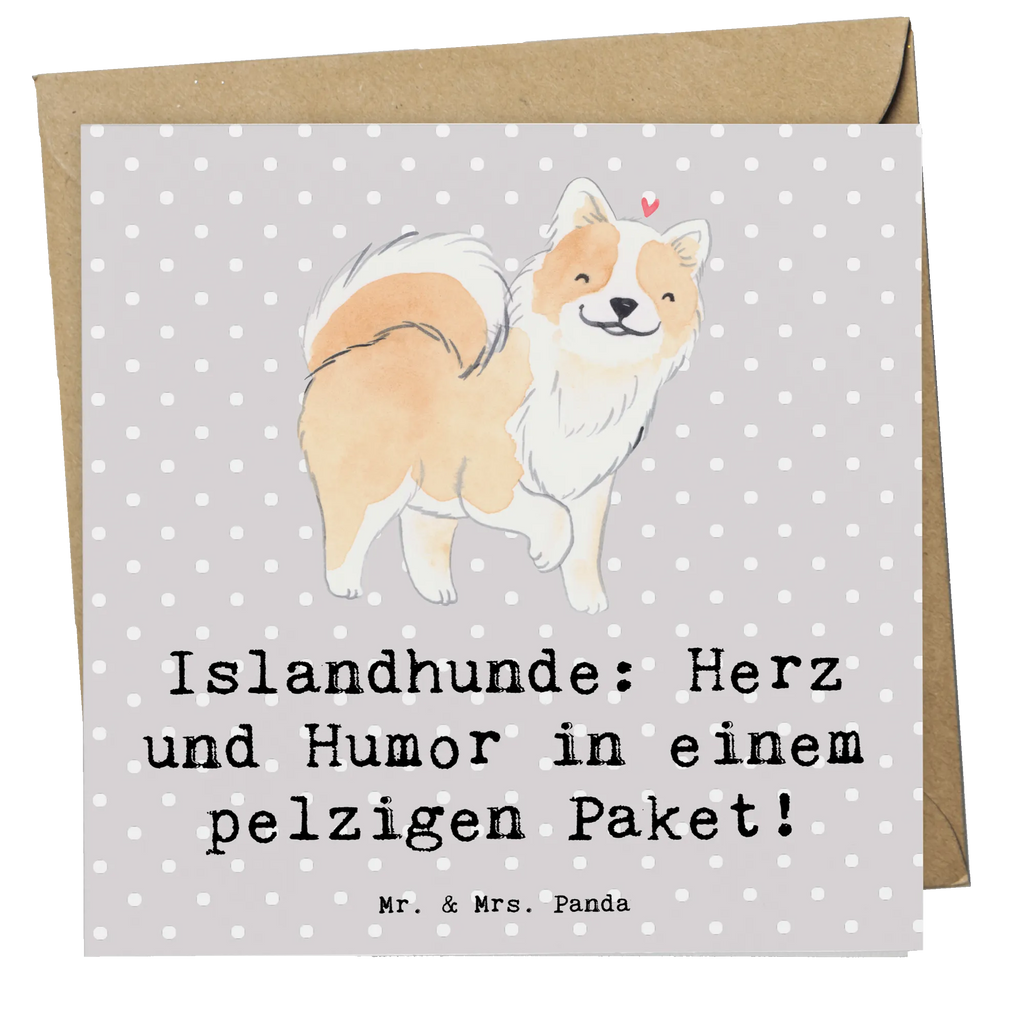 Deluxe Karte Islandhund Freude Karte, Grußkarte, Klappkarte, Einladungskarte, Glückwunschkarte, Hochzeitskarte, Geburtstagskarte, Hochwertige Grußkarte, Hochwertige Klappkarte, Hund, Hunderasse, Rassehund, Hundebesitzer, Geschenk, Tierfreund, Schenken, Welpe