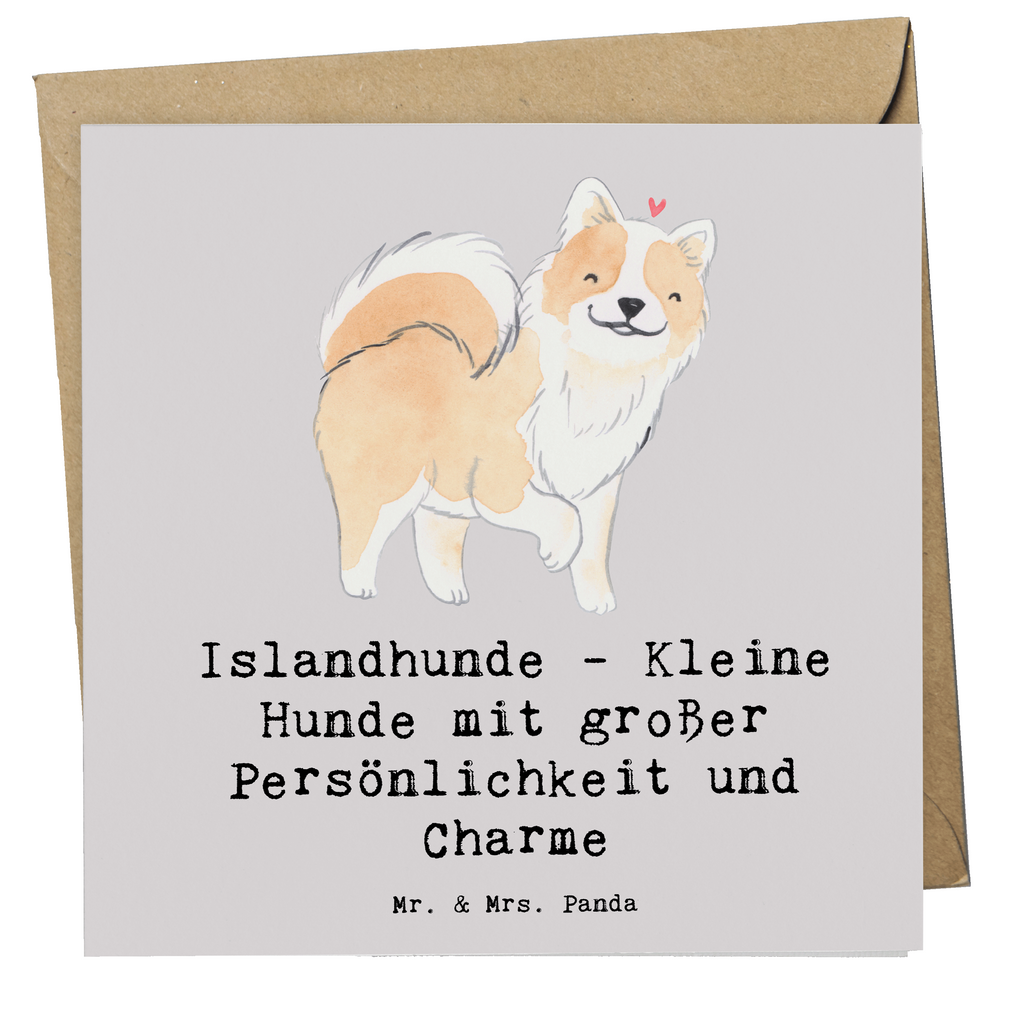 Deluxe Karte Charme Islandhund Karte, Grußkarte, Klappkarte, Einladungskarte, Glückwunschkarte, Hochzeitskarte, Geburtstagskarte, Hochwertige Grußkarte, Hochwertige Klappkarte, Hund, Hunderasse, Rassehund, Hundebesitzer, Geschenk, Tierfreund, Schenken, Welpe