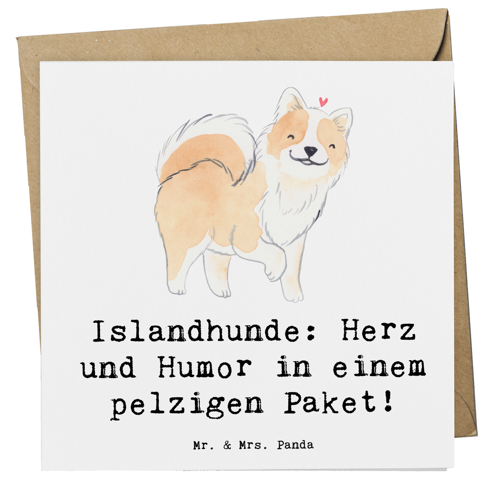 Deluxe Karte Islandhund Freude Karte, Grußkarte, Klappkarte, Einladungskarte, Glückwunschkarte, Hochzeitskarte, Geburtstagskarte, Hochwertige Grußkarte, Hochwertige Klappkarte, Hund, Hunderasse, Rassehund, Hundebesitzer, Geschenk, Tierfreund, Schenken, Welpe