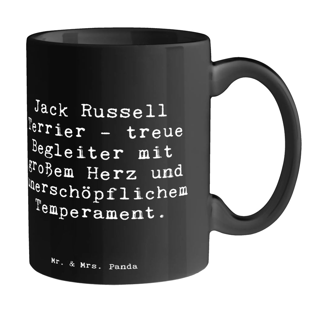 Tasse Spruch Jack Russell Terrier - treue Begleiter mit großem Herz und unerschöpflichem Temperament. Tasse, Kaffeetasse, Teetasse, Becher, Kaffeebecher, Teebecher, Keramiktasse, Porzellantasse, Büro Tasse, Geschenk Tasse, Tasse Sprüche, Tasse Motive, Kaffeetassen, Tasse bedrucken, Designer Tasse, Cappuccino Tassen, Schöne Teetassen, Hund, Hunderasse, Rassehund, Hundebesitzer, Geschenk, Tierfreund, Schenken, Welpe