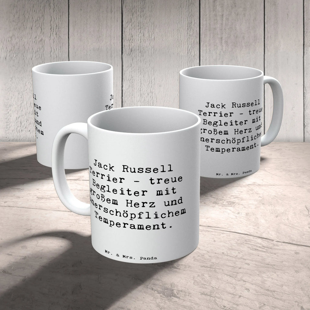 Tasse Spruch Jack Russell Terrier - treue Begleiter mit großem Herz und unerschöpflichem Temperament. Tasse, Kaffeetasse, Teetasse, Becher, Kaffeebecher, Teebecher, Keramiktasse, Porzellantasse, Büro Tasse, Geschenk Tasse, Tasse Sprüche, Tasse Motive, Kaffeetassen, Tasse bedrucken, Designer Tasse, Cappuccino Tassen, Schöne Teetassen, Hund, Hunderasse, Rassehund, Hundebesitzer, Geschenk, Tierfreund, Schenken, Welpe