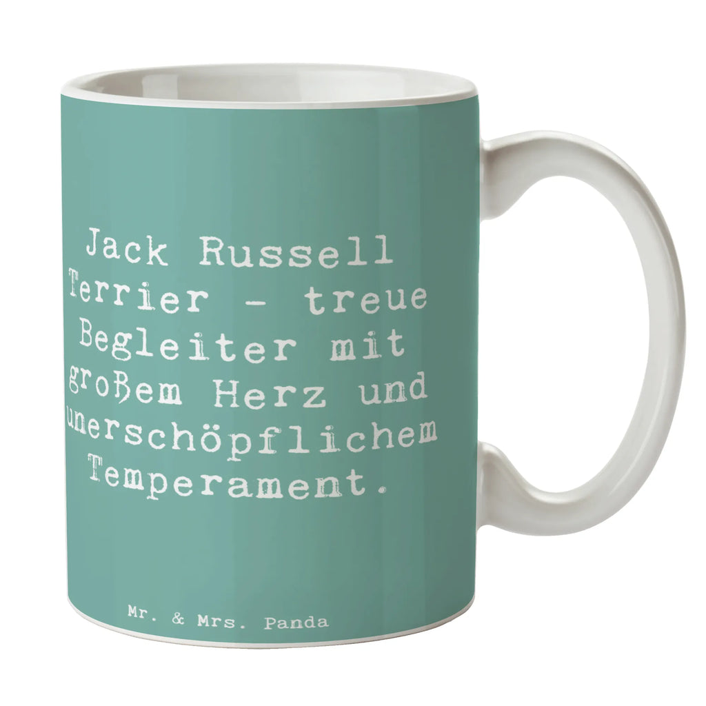 Tasse Spruch Jack Russell Terrier - treue Begleiter mit großem Herz und unerschöpflichem Temperament. Tasse, Kaffeetasse, Teetasse, Becher, Kaffeebecher, Teebecher, Keramiktasse, Porzellantasse, Büro Tasse, Geschenk Tasse, Tasse Sprüche, Tasse Motive, Kaffeetassen, Tasse bedrucken, Designer Tasse, Cappuccino Tassen, Schöne Teetassen, Hund, Hunderasse, Rassehund, Hundebesitzer, Geschenk, Tierfreund, Schenken, Welpe