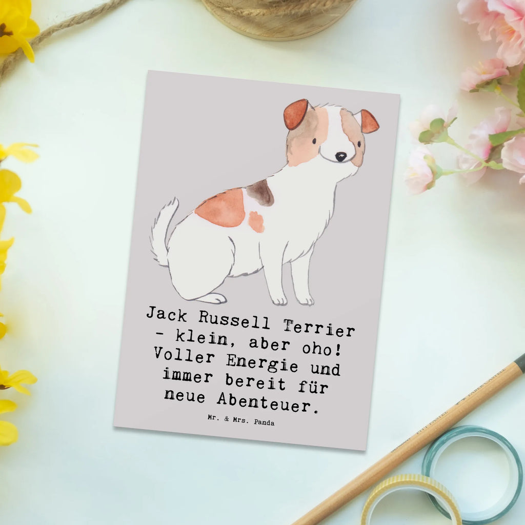 Postkarte Jack Russell Terrier Postkarte, Karte, Geschenkkarte, Grußkarte, Einladung, Ansichtskarte, Geburtstagskarte, Einladungskarte, Dankeskarte, Ansichtskarten, Einladung Geburtstag, Einladungskarten Geburtstag, Hund, Hunderasse, Rassehund, Hundebesitzer, Geschenk, Tierfreund, Schenken, Welpe