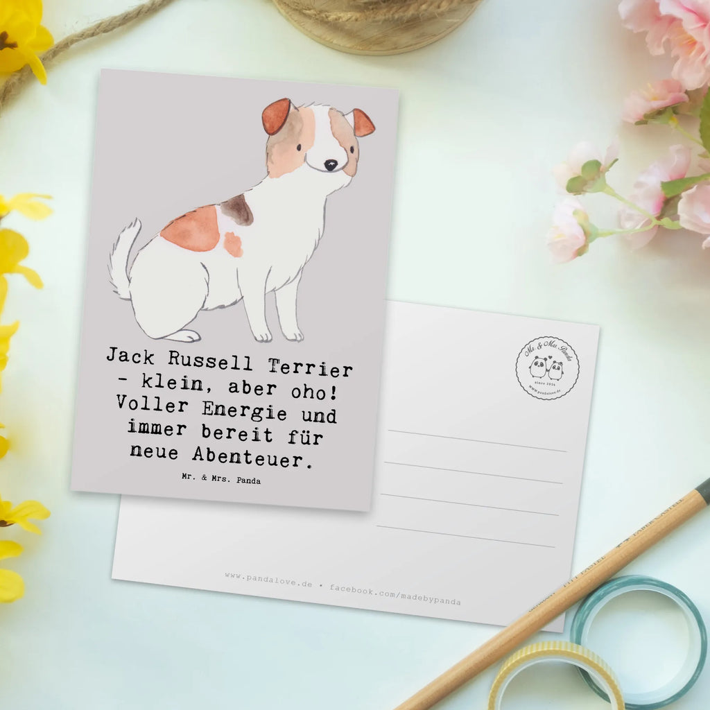 Postkarte Jack Russell Terrier Postkarte, Karte, Geschenkkarte, Grußkarte, Einladung, Ansichtskarte, Geburtstagskarte, Einladungskarte, Dankeskarte, Ansichtskarten, Einladung Geburtstag, Einladungskarten Geburtstag, Hund, Hunderasse, Rassehund, Hundebesitzer, Geschenk, Tierfreund, Schenken, Welpe