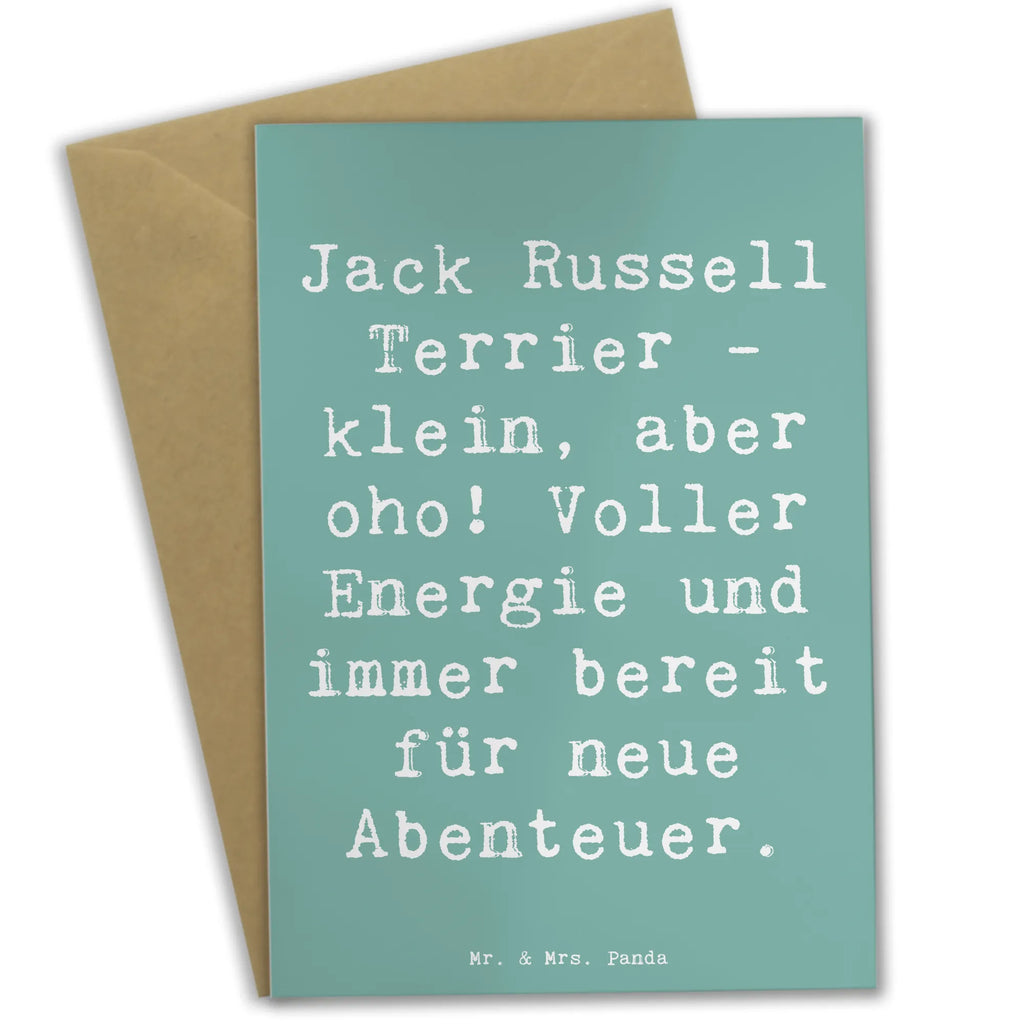 Grußkarte Spruch Jack Russell Terrier Grußkarte, Klappkarte, Einladungskarte, Glückwunschkarte, Hochzeitskarte, Geburtstagskarte, Karte, Ansichtskarten, Hund, Hunderasse, Rassehund, Hundebesitzer, Geschenk, Tierfreund, Schenken, Welpe