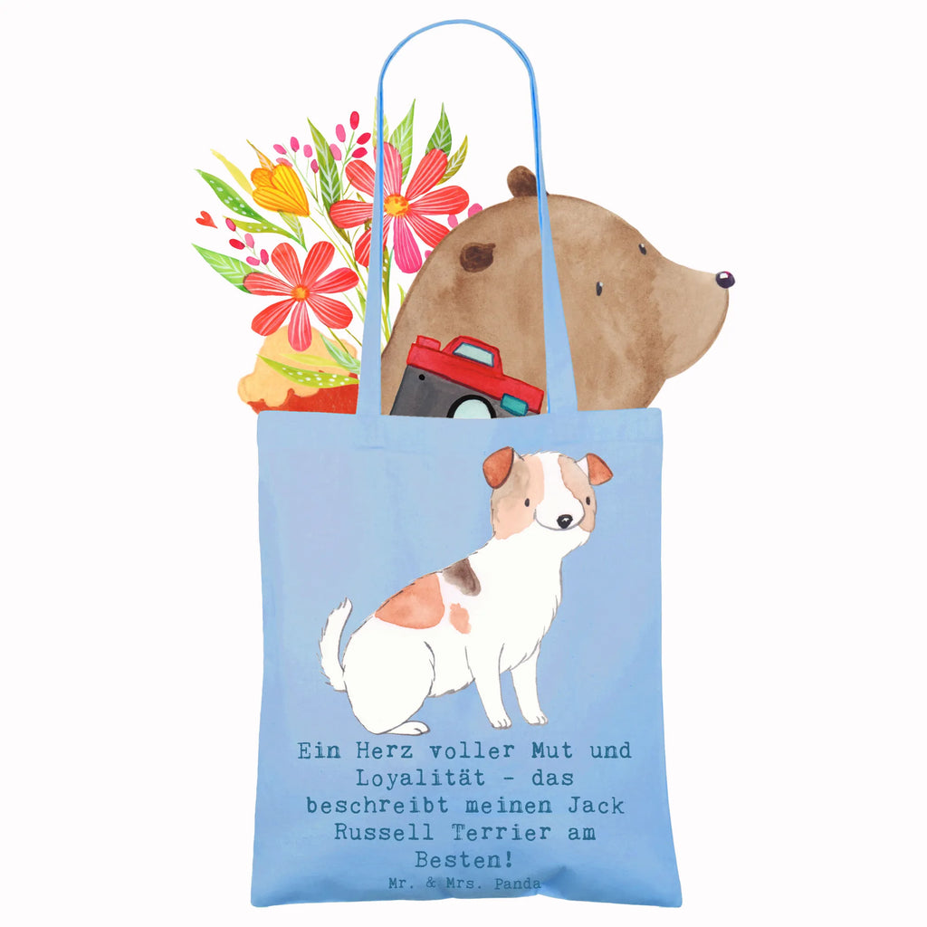 Tragetasche Jack Russell Terrier Beuteltasche, Beutel, Einkaufstasche, Jutebeutel, Stoffbeutel, Tasche, Shopper, Umhängetasche, Strandtasche, Schultertasche, Stofftasche, Tragetasche, Badetasche, Jutetasche, Einkaufstüte, Laptoptasche, Hund, Hunderasse, Rassehund, Hundebesitzer, Geschenk, Tierfreund, Schenken, Welpe