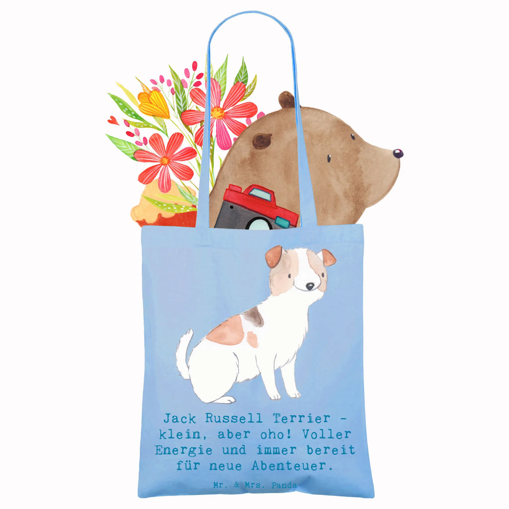 Tragetasche Jack Russell Terrier Beuteltasche, Beutel, Einkaufstasche, Jutebeutel, Stoffbeutel, Tasche, Shopper, Umhängetasche, Strandtasche, Schultertasche, Stofftasche, Tragetasche, Badetasche, Jutetasche, Einkaufstüte, Laptoptasche, Hund, Hunderasse, Rassehund, Hundebesitzer, Geschenk, Tierfreund, Schenken, Welpe