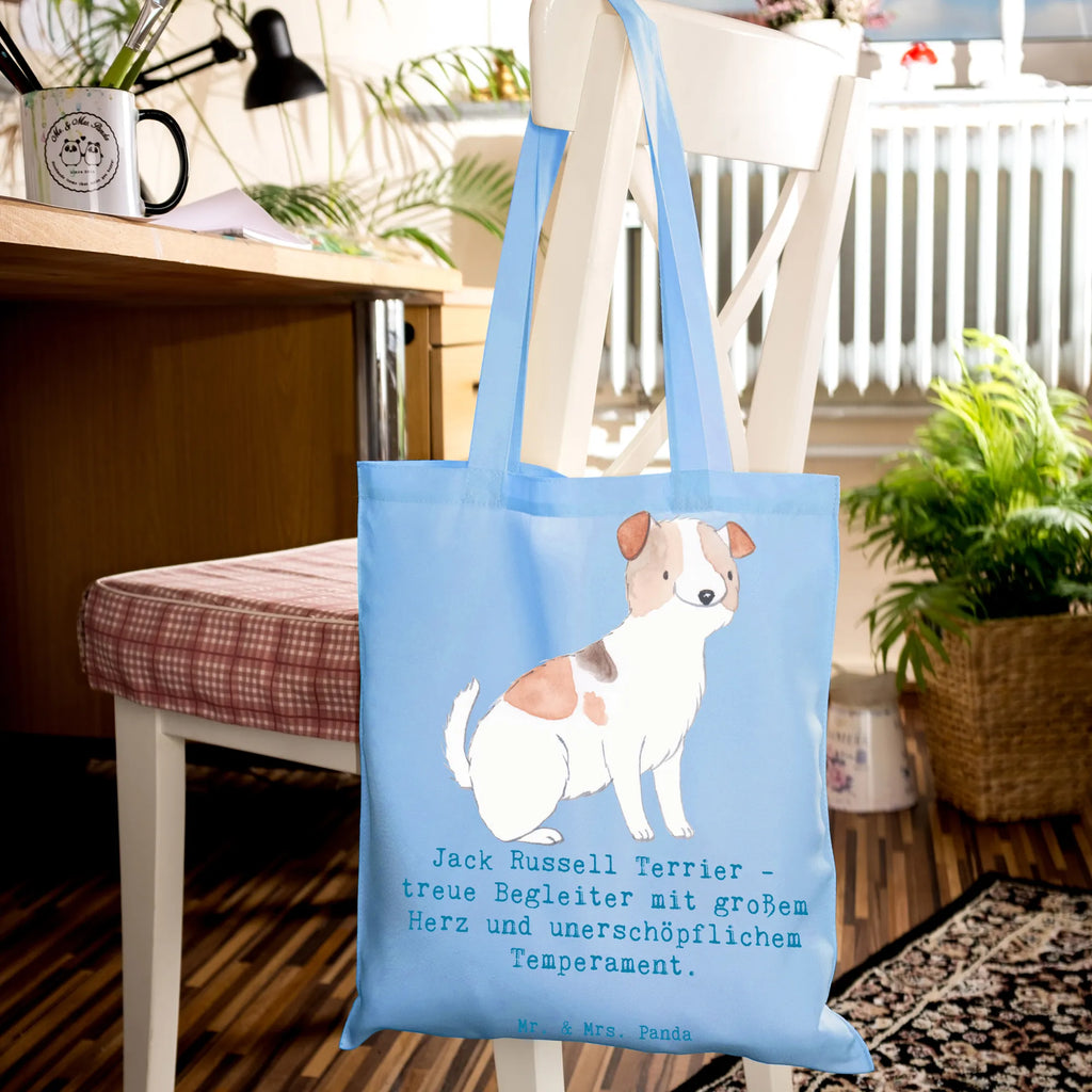 Tragetasche Jack Russell Terrier - treue Begleiter mit großem Herz und unerschöpflichem Temperament. Beuteltasche, Beutel, Einkaufstasche, Jutebeutel, Stoffbeutel, Tasche, Shopper, Umhängetasche, Strandtasche, Schultertasche, Stofftasche, Tragetasche, Badetasche, Jutetasche, Einkaufstüte, Laptoptasche, Hund, Hunderasse, Rassehund, Hundebesitzer, Geschenk, Tierfreund, Schenken, Welpe