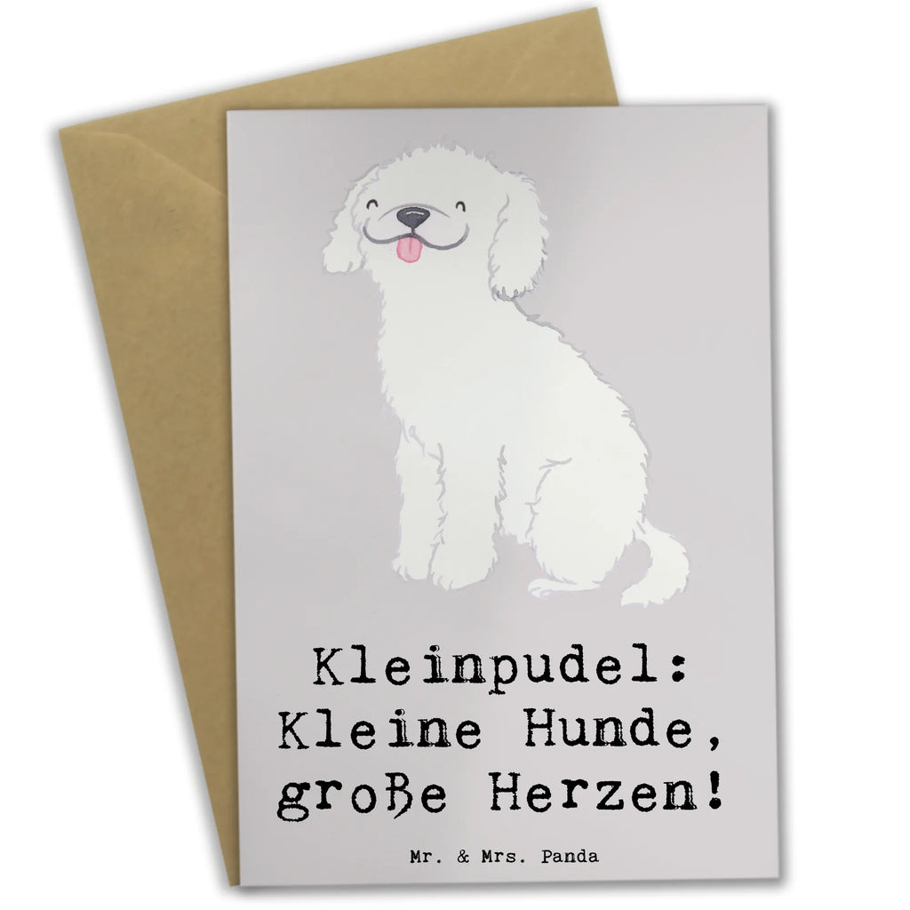 Grußkarte Kleinpudel Liebe Grußkarte, Klappkarte, Einladungskarte, Glückwunschkarte, Hochzeitskarte, Geburtstagskarte, Karte, Ansichtskarten, Hund, Hunderasse, Rassehund, Hundebesitzer, Geschenk, Tierfreund, Schenken, Welpe