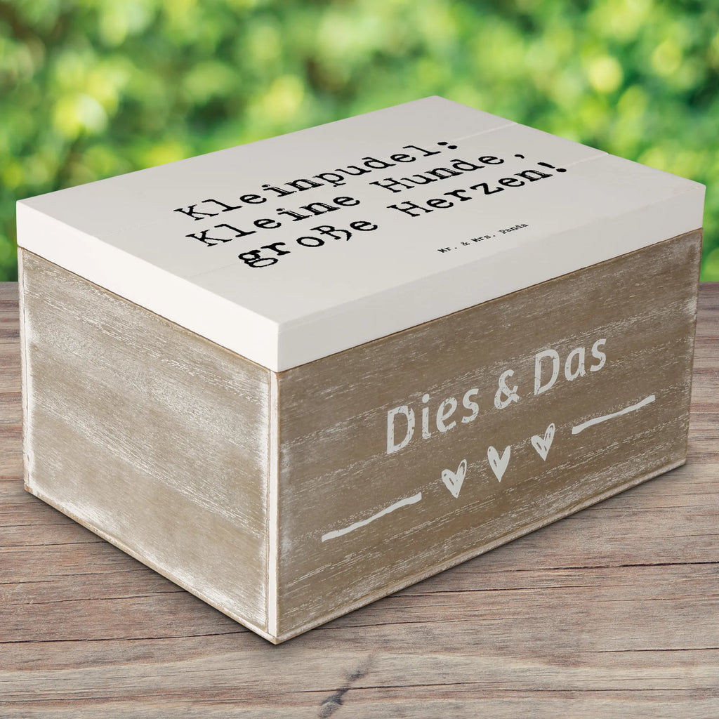 Holzkiste Spruch Kleinpudel Liebe Holzkiste, Kiste, Schatzkiste, Truhe, Schatulle, XXL, Erinnerungsbox, Erinnerungskiste, Dekokiste, Aufbewahrungsbox, Geschenkbox, Geschenkdose, Hund, Hunderasse, Rassehund, Hundebesitzer, Geschenk, Tierfreund, Schenken, Welpe