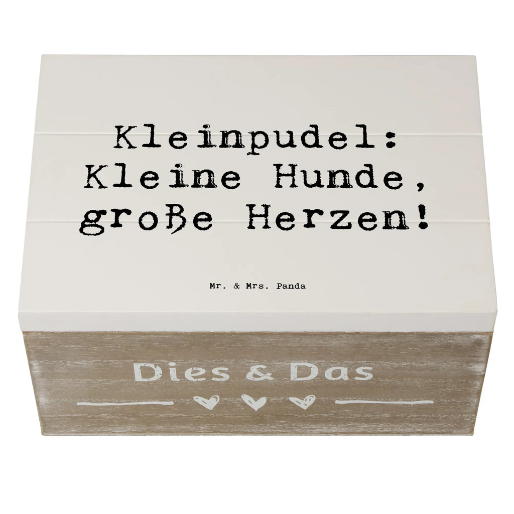 Holzkiste Spruch Kleinpudel Liebe Holzkiste, Kiste, Schatzkiste, Truhe, Schatulle, XXL, Erinnerungsbox, Erinnerungskiste, Dekokiste, Aufbewahrungsbox, Geschenkbox, Geschenkdose, Hund, Hunderasse, Rassehund, Hundebesitzer, Geschenk, Tierfreund, Schenken, Welpe