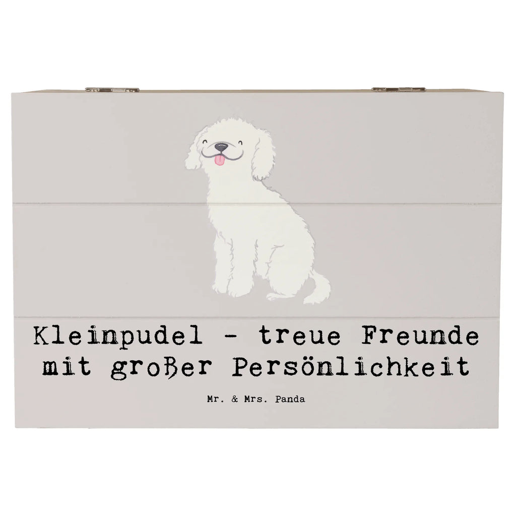 Holzkiste Kleinpudel Freunde Holzkiste, Kiste, Schatzkiste, Truhe, Schatulle, XXL, Erinnerungsbox, Erinnerungskiste, Dekokiste, Aufbewahrungsbox, Geschenkbox, Geschenkdose, Hund, Hunderasse, Rassehund, Hundebesitzer, Geschenk, Tierfreund, Schenken, Welpe