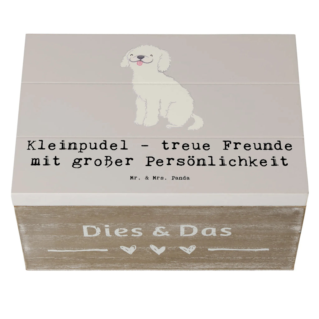 Holzkiste Kleinpudel Freunde Holzkiste, Kiste, Schatzkiste, Truhe, Schatulle, XXL, Erinnerungsbox, Erinnerungskiste, Dekokiste, Aufbewahrungsbox, Geschenkbox, Geschenkdose, Hund, Hunderasse, Rassehund, Hundebesitzer, Geschenk, Tierfreund, Schenken, Welpe