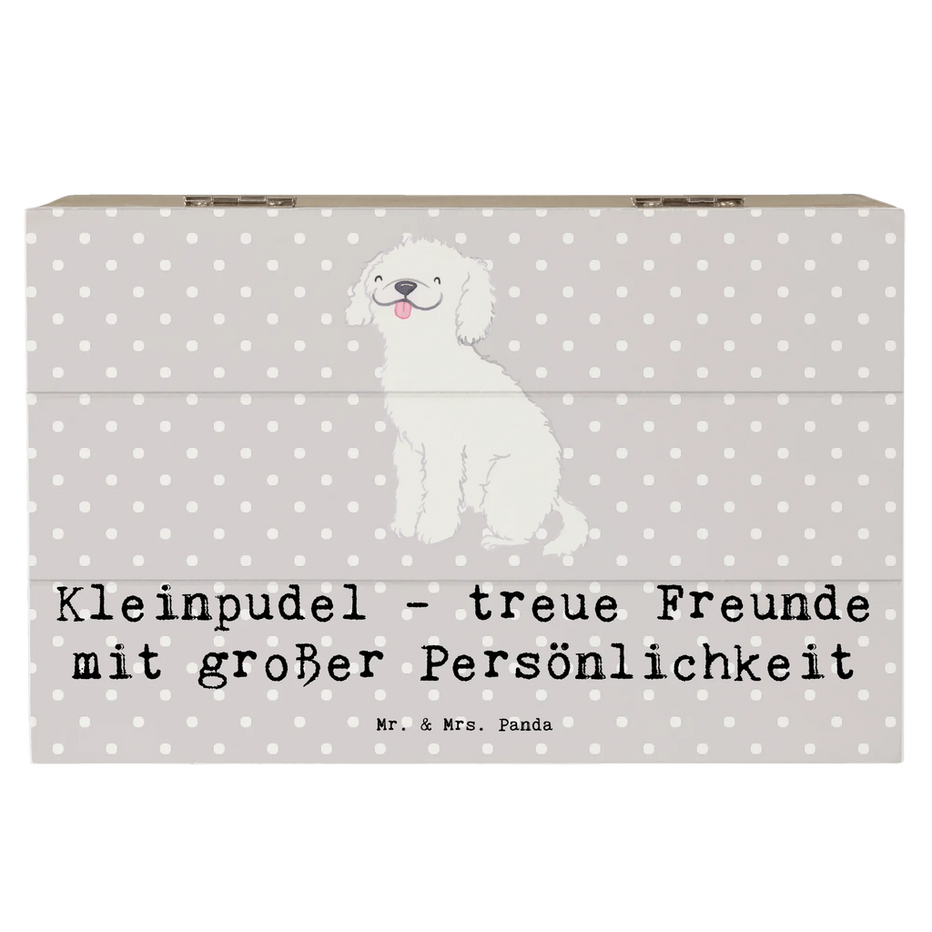 Holzkiste Kleinpudel Freunde Holzkiste, Kiste, Schatzkiste, Truhe, Schatulle, XXL, Erinnerungsbox, Erinnerungskiste, Dekokiste, Aufbewahrungsbox, Geschenkbox, Geschenkdose, Hund, Hunderasse, Rassehund, Hundebesitzer, Geschenk, Tierfreund, Schenken, Welpe