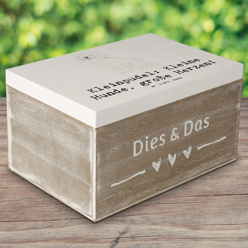 Holzkiste Kleinpudel Liebe Holzkiste, Kiste, Schatzkiste, Truhe, Schatulle, XXL, Erinnerungsbox, Erinnerungskiste, Dekokiste, Aufbewahrungsbox, Geschenkbox, Geschenkdose, Hund, Hunderasse, Rassehund, Hundebesitzer, Geschenk, Tierfreund, Schenken, Welpe