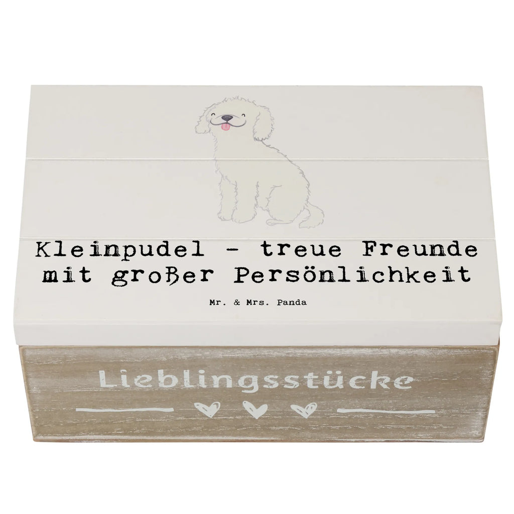 Holzkiste Kleinpudel Freunde Holzkiste, Kiste, Schatzkiste, Truhe, Schatulle, XXL, Erinnerungsbox, Erinnerungskiste, Dekokiste, Aufbewahrungsbox, Geschenkbox, Geschenkdose, Hund, Hunderasse, Rassehund, Hundebesitzer, Geschenk, Tierfreund, Schenken, Welpe