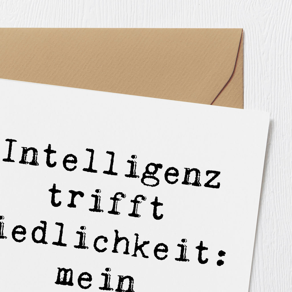 Deluxe Karte Spruch Niedlicher Kleinpudel Karte, Grußkarte, Klappkarte, Einladungskarte, Glückwunschkarte, Hochzeitskarte, Geburtstagskarte, Hochwertige Grußkarte, Hochwertige Klappkarte, Hund, Hunderasse, Rassehund, Hundebesitzer, Geschenk, Tierfreund, Schenken, Welpe