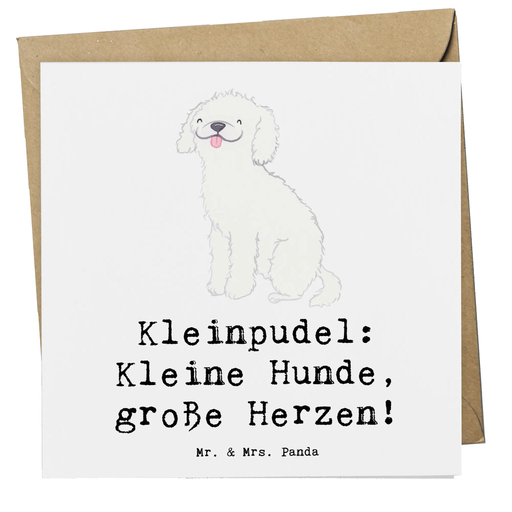 Deluxe Karte Kleinpudel Liebe Karte, Grußkarte, Klappkarte, Einladungskarte, Glückwunschkarte, Hochzeitskarte, Geburtstagskarte, Hochwertige Grußkarte, Hochwertige Klappkarte, Hund, Hunderasse, Rassehund, Hundebesitzer, Geschenk, Tierfreund, Schenken, Welpe