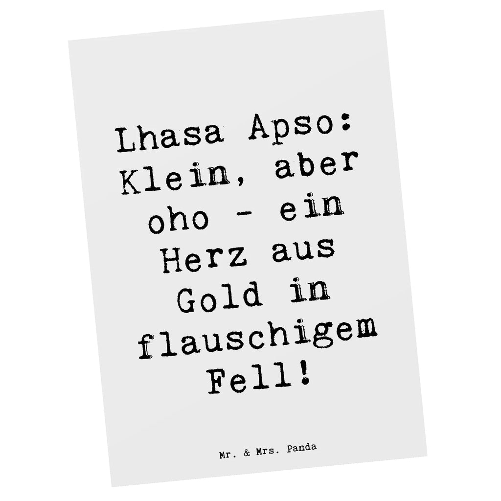 Postkarte Spruch Lhasa Apso Wunder Postkarte, Karte, Geschenkkarte, Grußkarte, Einladung, Ansichtskarte, Geburtstagskarte, Einladungskarte, Dankeskarte, Ansichtskarten, Einladung Geburtstag, Einladungskarten Geburtstag, Hund, Hunderasse, Rassehund, Hundebesitzer, Geschenk, Tierfreund, Schenken, Welpe