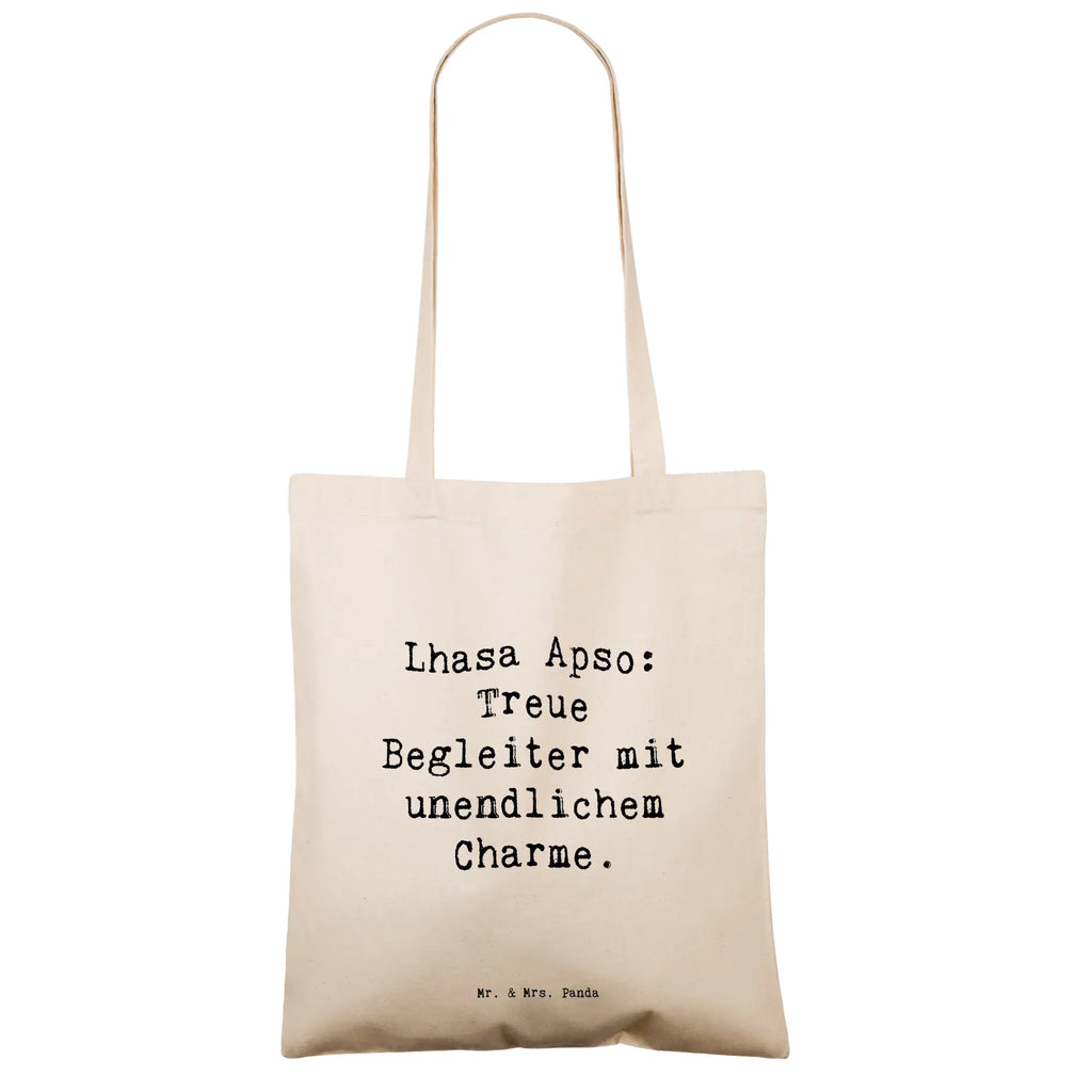 Tragetasche Spruch Lhasa Apso Treue Begleiter Beuteltasche, Beutel, Einkaufstasche, Jutebeutel, Stoffbeutel, Tasche, Shopper, Umhängetasche, Strandtasche, Schultertasche, Stofftasche, Tragetasche, Badetasche, Jutetasche, Einkaufstüte, Laptoptasche, Hund, Hunderasse, Rassehund, Hundebesitzer, Geschenk, Tierfreund, Schenken, Welpe