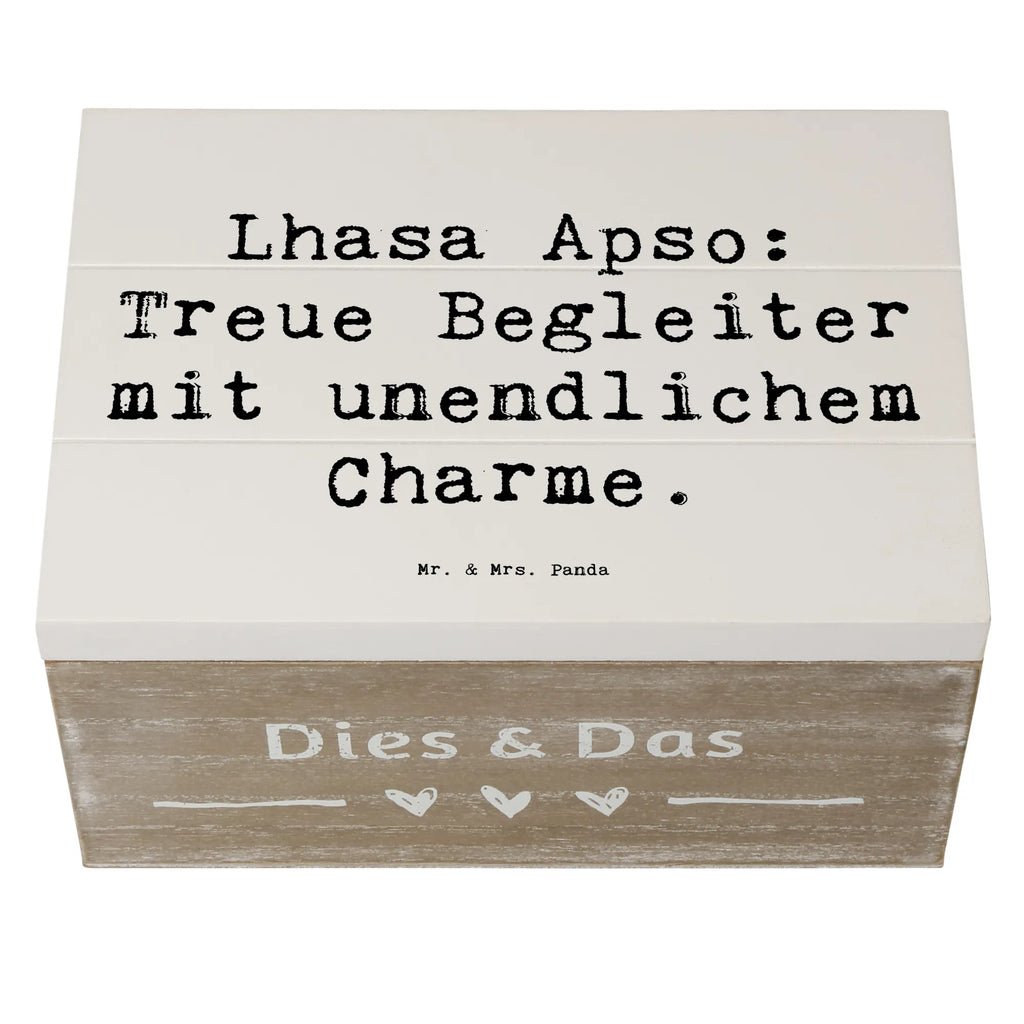 Holzkiste Spruch Lhasa Apso Treue Begleiter Holzkiste, Kiste, Schatzkiste, Truhe, Schatulle, XXL, Erinnerungsbox, Erinnerungskiste, Dekokiste, Aufbewahrungsbox, Geschenkbox, Geschenkdose, Hund, Hunderasse, Rassehund, Hundebesitzer, Geschenk, Tierfreund, Schenken, Welpe