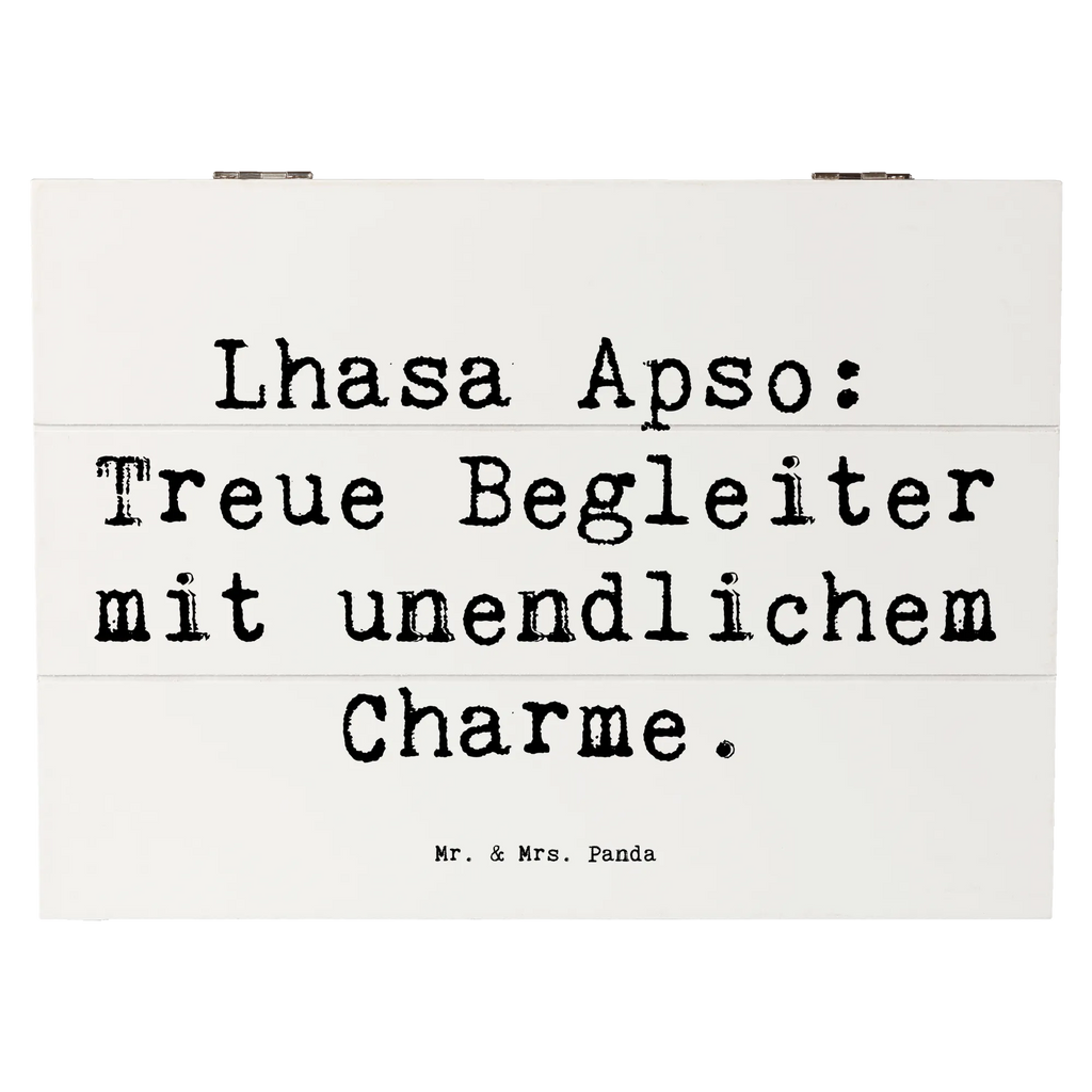 Holzkiste Spruch Lhasa Apso Treue Begleiter Holzkiste, Kiste, Schatzkiste, Truhe, Schatulle, XXL, Erinnerungsbox, Erinnerungskiste, Dekokiste, Aufbewahrungsbox, Geschenkbox, Geschenkdose, Hund, Hunderasse, Rassehund, Hundebesitzer, Geschenk, Tierfreund, Schenken, Welpe