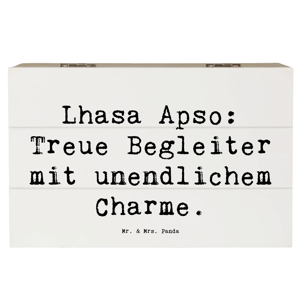 Holzkiste Spruch Lhasa Apso Treue Begleiter Holzkiste, Kiste, Schatzkiste, Truhe, Schatulle, XXL, Erinnerungsbox, Erinnerungskiste, Dekokiste, Aufbewahrungsbox, Geschenkbox, Geschenkdose, Hund, Hunderasse, Rassehund, Hundebesitzer, Geschenk, Tierfreund, Schenken, Welpe