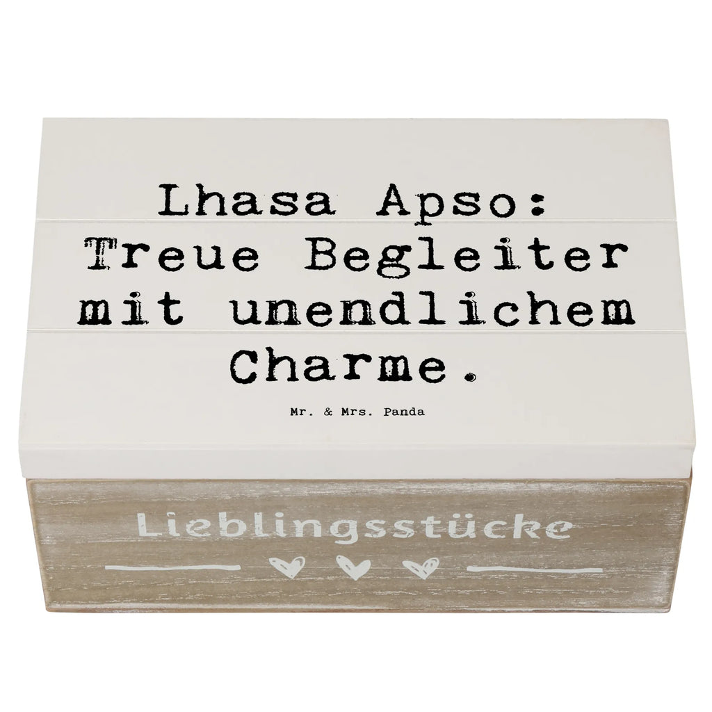 Holzkiste Spruch Lhasa Apso Treue Begleiter Holzkiste, Kiste, Schatzkiste, Truhe, Schatulle, XXL, Erinnerungsbox, Erinnerungskiste, Dekokiste, Aufbewahrungsbox, Geschenkbox, Geschenkdose, Hund, Hunderasse, Rassehund, Hundebesitzer, Geschenk, Tierfreund, Schenken, Welpe