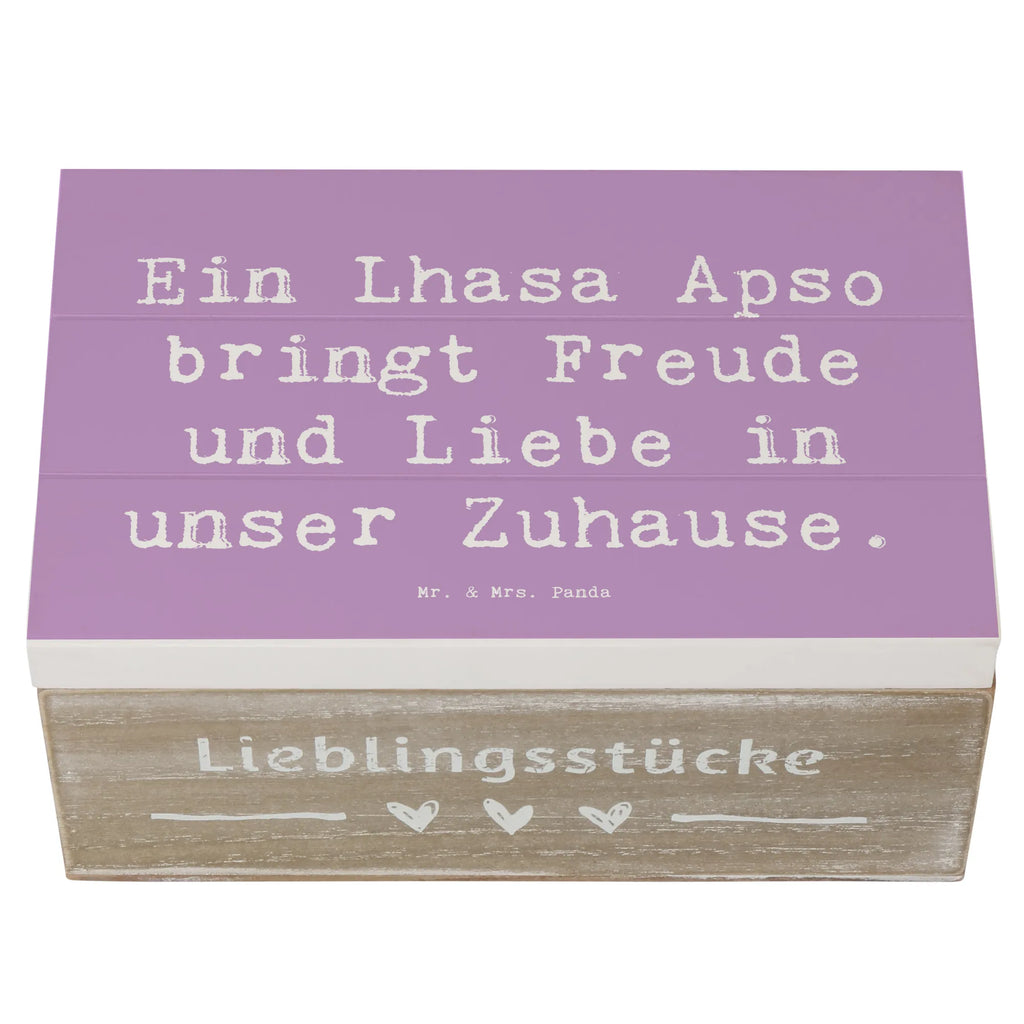 Holzkiste Spruch Lhasa Apso Freude Holzkiste, Kiste, Schatzkiste, Truhe, Schatulle, XXL, Erinnerungsbox, Erinnerungskiste, Dekokiste, Aufbewahrungsbox, Geschenkbox, Geschenkdose, Hund, Hunderasse, Rassehund, Hundebesitzer, Geschenk, Tierfreund, Schenken, Welpe