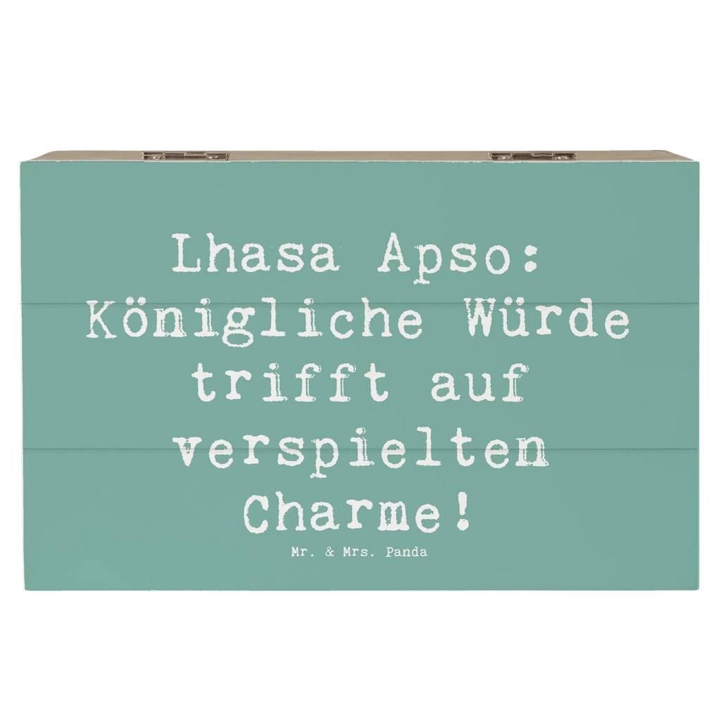 Holzkiste Spruch Lhasa Apso Charme Holzkiste, Kiste, Schatzkiste, Truhe, Schatulle, XXL, Erinnerungsbox, Erinnerungskiste, Dekokiste, Aufbewahrungsbox, Geschenkbox, Geschenkdose, Hund, Hunderasse, Rassehund, Hundebesitzer, Geschenk, Tierfreund, Schenken, Welpe