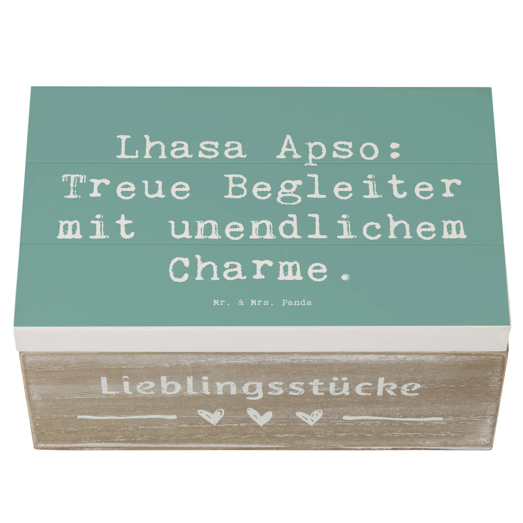 Holzkiste Spruch Lhasa Apso Treue Begleiter Holzkiste, Kiste, Schatzkiste, Truhe, Schatulle, XXL, Erinnerungsbox, Erinnerungskiste, Dekokiste, Aufbewahrungsbox, Geschenkbox, Geschenkdose, Hund, Hunderasse, Rassehund, Hundebesitzer, Geschenk, Tierfreund, Schenken, Welpe