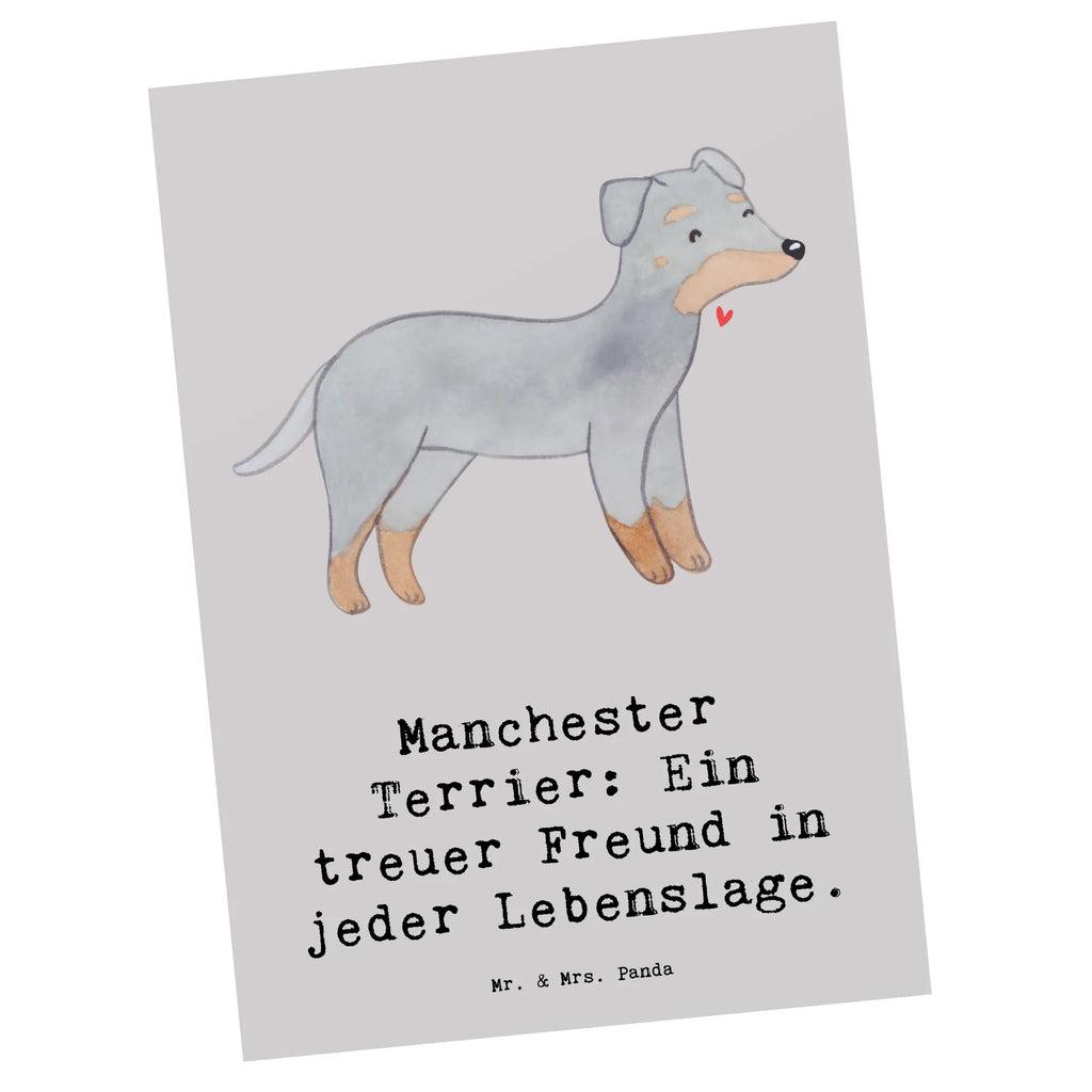 Postkarte Manchester Terrier Freundschaft Postkarte, Karte, Geschenkkarte, Grußkarte, Einladung, Ansichtskarte, Geburtstagskarte, Einladungskarte, Dankeskarte, Ansichtskarten, Einladung Geburtstag, Einladungskarten Geburtstag, Hund, Hunderasse, Rassehund, Hundebesitzer, Geschenk, Tierfreund, Schenken, Welpe