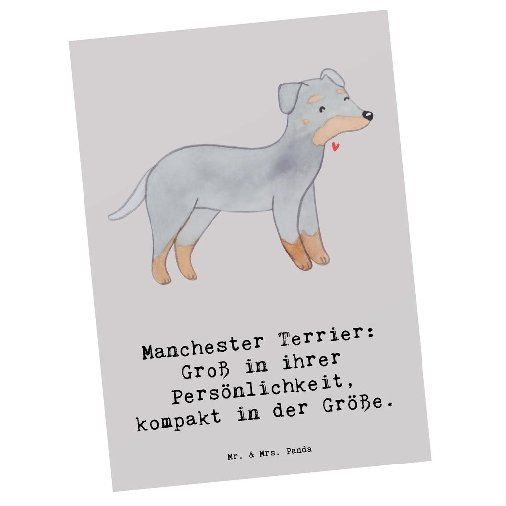 Postkarte Manchester Terrier Persönlichkeit Postkarte, Karte, Geschenkkarte, Grußkarte, Einladung, Ansichtskarte, Geburtstagskarte, Einladungskarte, Dankeskarte, Ansichtskarten, Einladung Geburtstag, Einladungskarten Geburtstag, Hund, Hunderasse, Rassehund, Hundebesitzer, Geschenk, Tierfreund, Schenken, Welpe