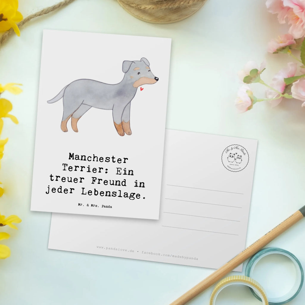 Postkarte Manchester Terrier Freundschaft Postkarte, Karte, Geschenkkarte, Grußkarte, Einladung, Ansichtskarte, Geburtstagskarte, Einladungskarte, Dankeskarte, Ansichtskarten, Einladung Geburtstag, Einladungskarten Geburtstag, Hund, Hunderasse, Rassehund, Hundebesitzer, Geschenk, Tierfreund, Schenken, Welpe