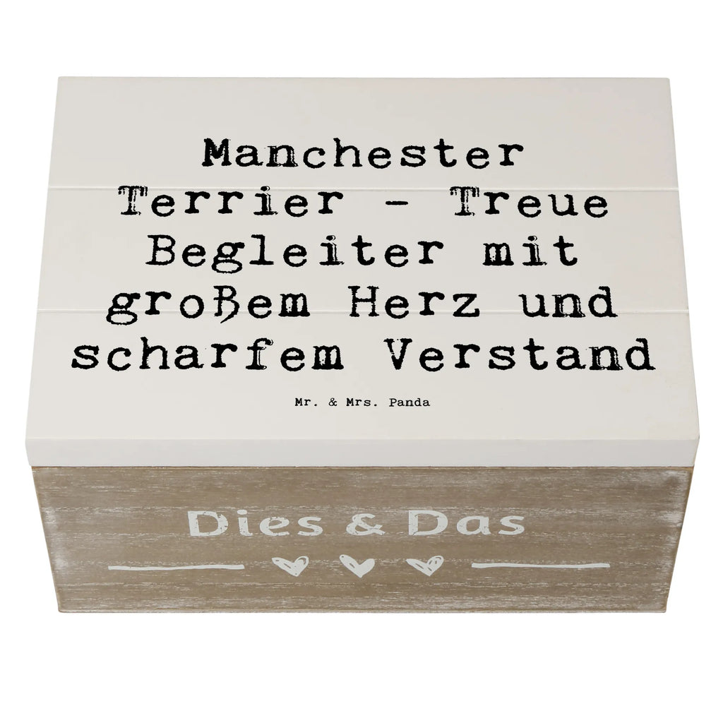 Holzkiste Spruch Manchester Terrier Begleiter Holzkiste, Kiste, Schatzkiste, Truhe, Schatulle, XXL, Erinnerungsbox, Erinnerungskiste, Dekokiste, Aufbewahrungsbox, Geschenkbox, Geschenkdose, Hund, Hunderasse, Rassehund, Hundebesitzer, Geschenk, Tierfreund, Schenken, Welpe