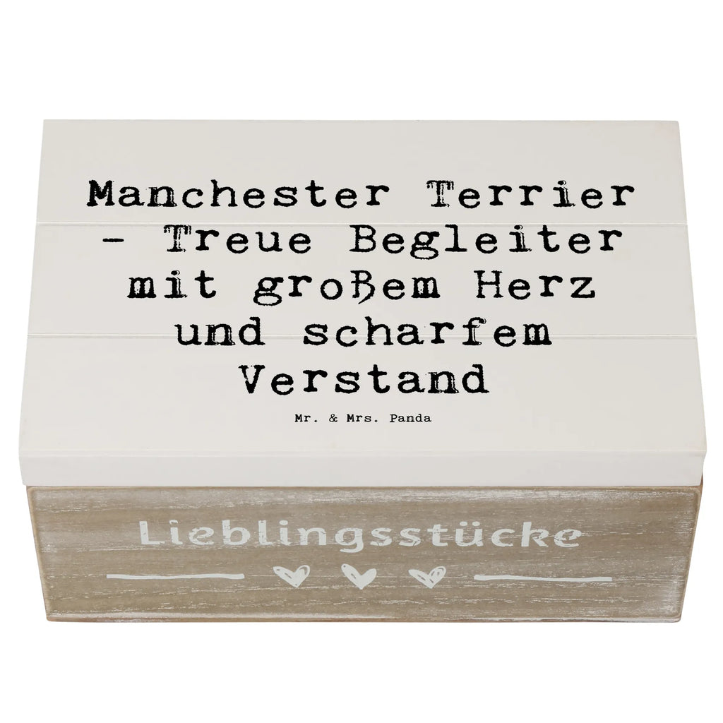 Holzkiste Spruch Manchester Terrier Begleiter Holzkiste, Kiste, Schatzkiste, Truhe, Schatulle, XXL, Erinnerungsbox, Erinnerungskiste, Dekokiste, Aufbewahrungsbox, Geschenkbox, Geschenkdose, Hund, Hunderasse, Rassehund, Hundebesitzer, Geschenk, Tierfreund, Schenken, Welpe