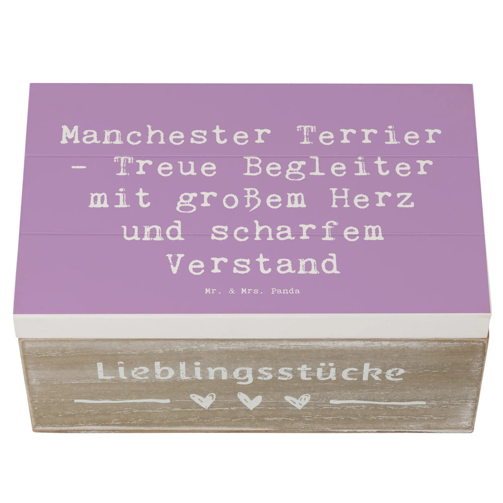 Holzkiste Spruch Manchester Terrier Begleiter Holzkiste, Kiste, Schatzkiste, Truhe, Schatulle, XXL, Erinnerungsbox, Erinnerungskiste, Dekokiste, Aufbewahrungsbox, Geschenkbox, Geschenkdose, Hund, Hunderasse, Rassehund, Hundebesitzer, Geschenk, Tierfreund, Schenken, Welpe