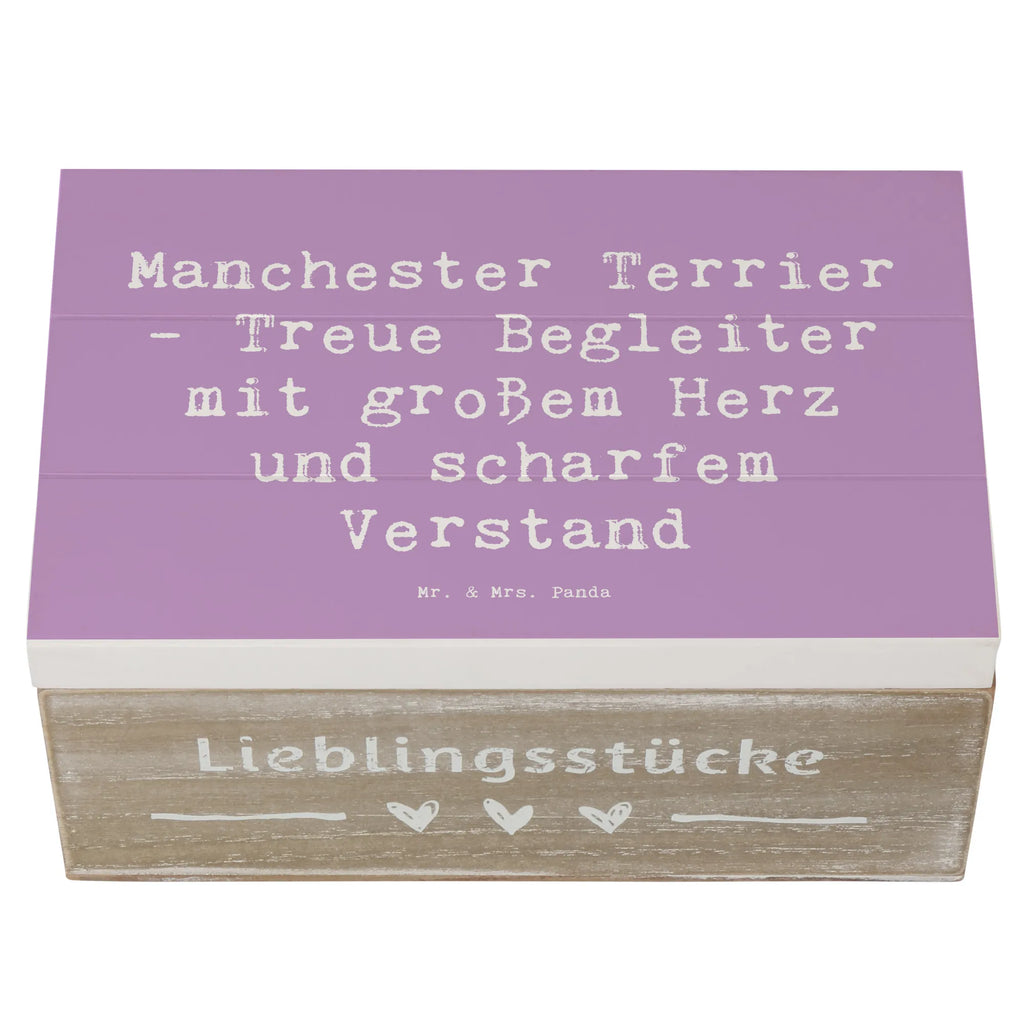 Holzkiste Spruch Manchester Terrier Begleiter Holzkiste, Kiste, Schatzkiste, Truhe, Schatulle, XXL, Erinnerungsbox, Erinnerungskiste, Dekokiste, Aufbewahrungsbox, Geschenkbox, Geschenkdose, Hund, Hunderasse, Rassehund, Hundebesitzer, Geschenk, Tierfreund, Schenken, Welpe