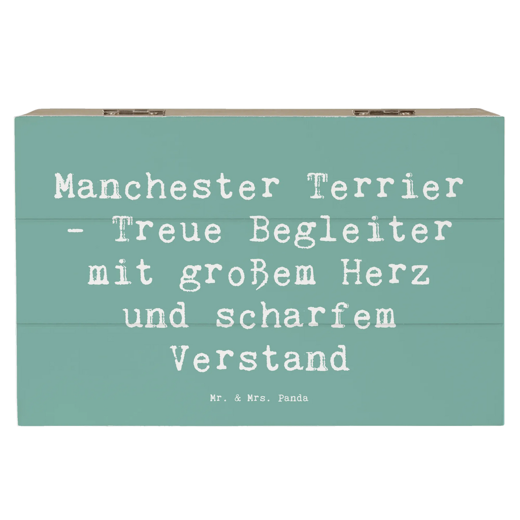 Holzkiste Spruch Manchester Terrier Begleiter Holzkiste, Kiste, Schatzkiste, Truhe, Schatulle, XXL, Erinnerungsbox, Erinnerungskiste, Dekokiste, Aufbewahrungsbox, Geschenkbox, Geschenkdose, Hund, Hunderasse, Rassehund, Hundebesitzer, Geschenk, Tierfreund, Schenken, Welpe