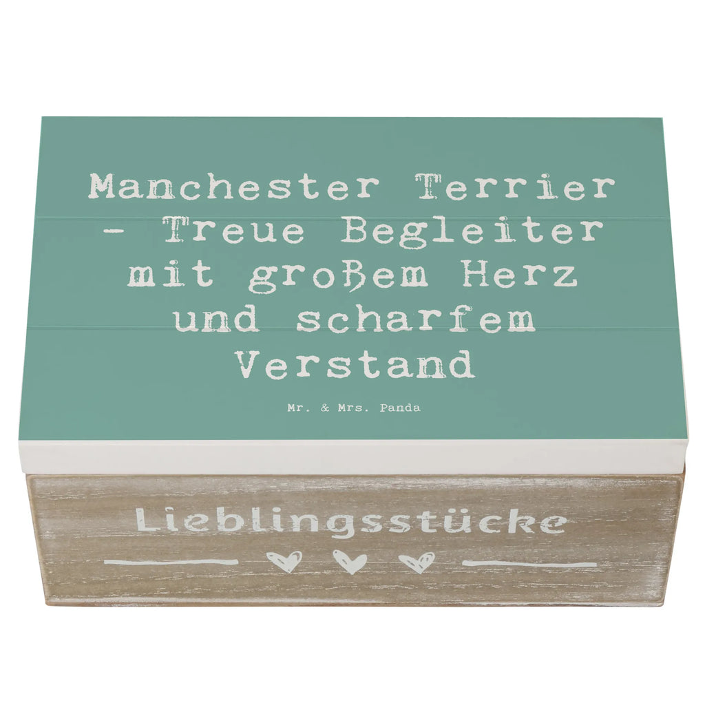 Holzkiste Spruch Manchester Terrier Begleiter Holzkiste, Kiste, Schatzkiste, Truhe, Schatulle, XXL, Erinnerungsbox, Erinnerungskiste, Dekokiste, Aufbewahrungsbox, Geschenkbox, Geschenkdose, Hund, Hunderasse, Rassehund, Hundebesitzer, Geschenk, Tierfreund, Schenken, Welpe