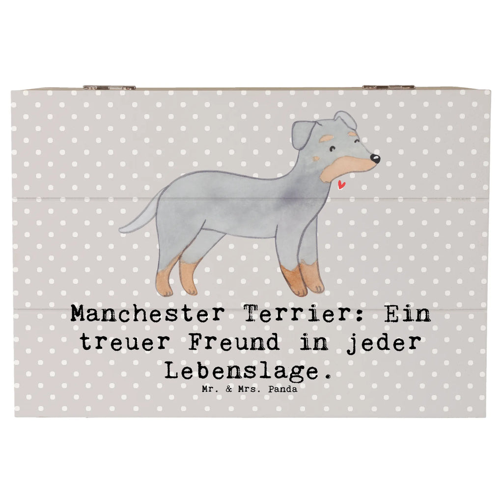 Holzkiste Manchester Terrier Freundschaft Holzkiste, Kiste, Schatzkiste, Truhe, Schatulle, XXL, Erinnerungsbox, Erinnerungskiste, Dekokiste, Aufbewahrungsbox, Geschenkbox, Geschenkdose, Hund, Hunderasse, Rassehund, Hundebesitzer, Geschenk, Tierfreund, Schenken, Welpe