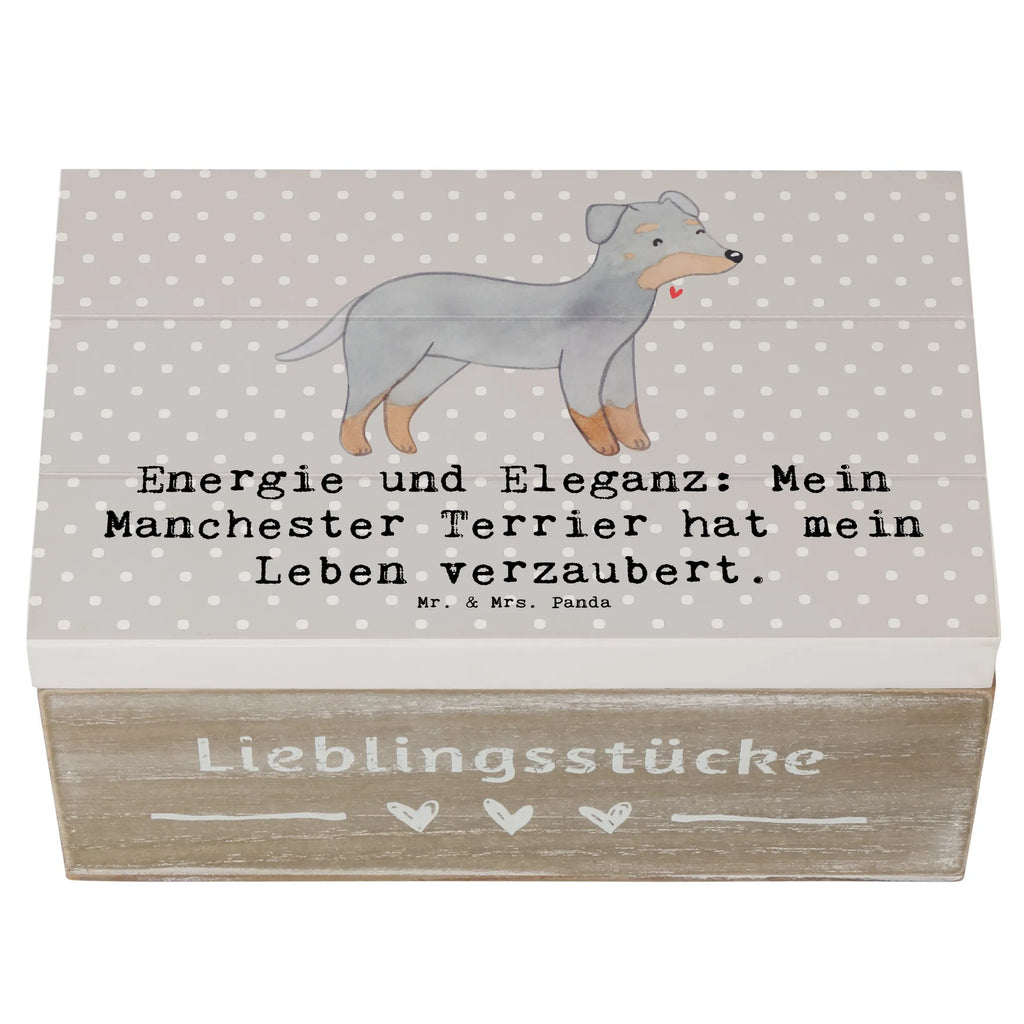 Holzkiste Manchester Terrier Magie Holzkiste, Kiste, Schatzkiste, Truhe, Schatulle, XXL, Erinnerungsbox, Erinnerungskiste, Dekokiste, Aufbewahrungsbox, Geschenkbox, Geschenkdose, Hund, Hunderasse, Rassehund, Hundebesitzer, Geschenk, Tierfreund, Schenken, Welpe