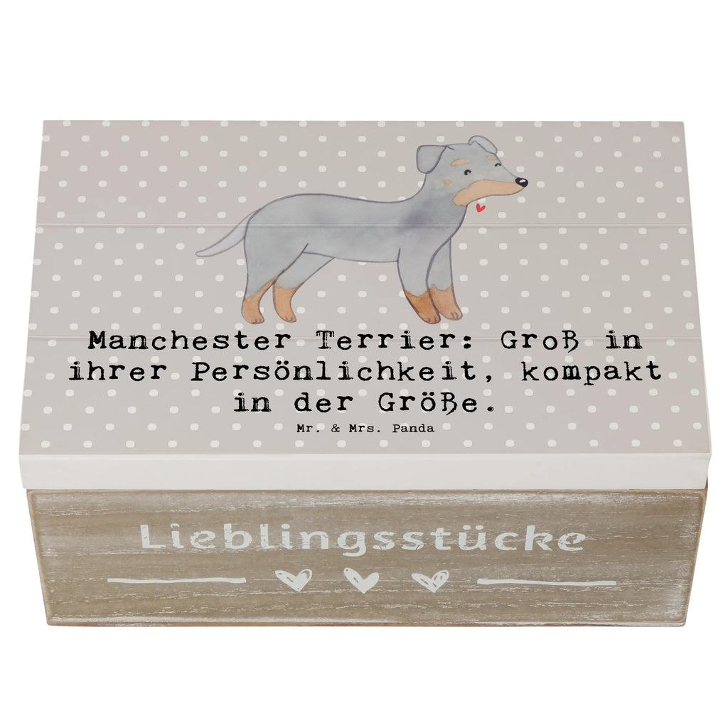 Holzkiste Manchester Terrier Persönlichkeit Holzkiste, Kiste, Schatzkiste, Truhe, Schatulle, XXL, Erinnerungsbox, Erinnerungskiste, Dekokiste, Aufbewahrungsbox, Geschenkbox, Geschenkdose, Hund, Hunderasse, Rassehund, Hundebesitzer, Geschenk, Tierfreund, Schenken, Welpe