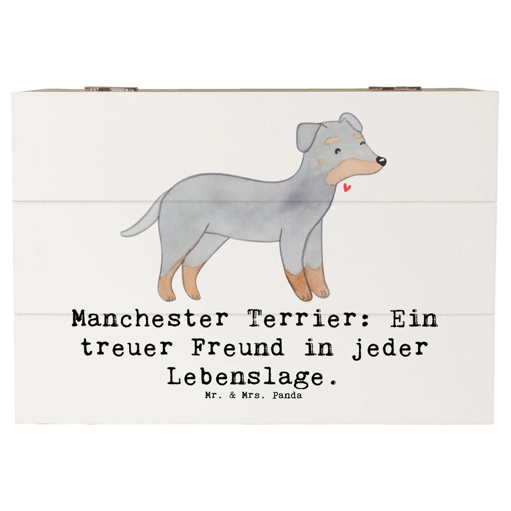 Holzkiste Manchester Terrier Freundschaft Holzkiste, Kiste, Schatzkiste, Truhe, Schatulle, XXL, Erinnerungsbox, Erinnerungskiste, Dekokiste, Aufbewahrungsbox, Geschenkbox, Geschenkdose, Hund, Hunderasse, Rassehund, Hundebesitzer, Geschenk, Tierfreund, Schenken, Welpe