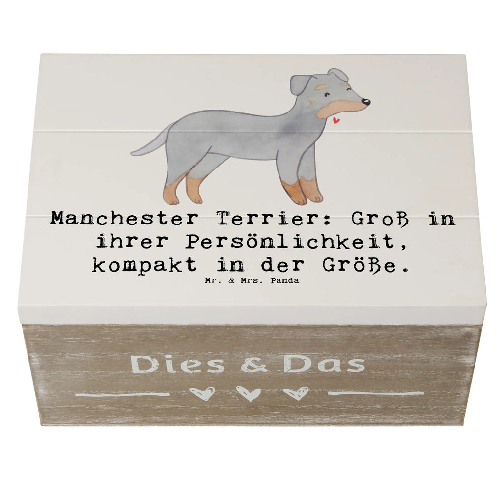 Holzkiste Manchester Terrier Persönlichkeit Holzkiste, Kiste, Schatzkiste, Truhe, Schatulle, XXL, Erinnerungsbox, Erinnerungskiste, Dekokiste, Aufbewahrungsbox, Geschenkbox, Geschenkdose, Hund, Hunderasse, Rassehund, Hundebesitzer, Geschenk, Tierfreund, Schenken, Welpe