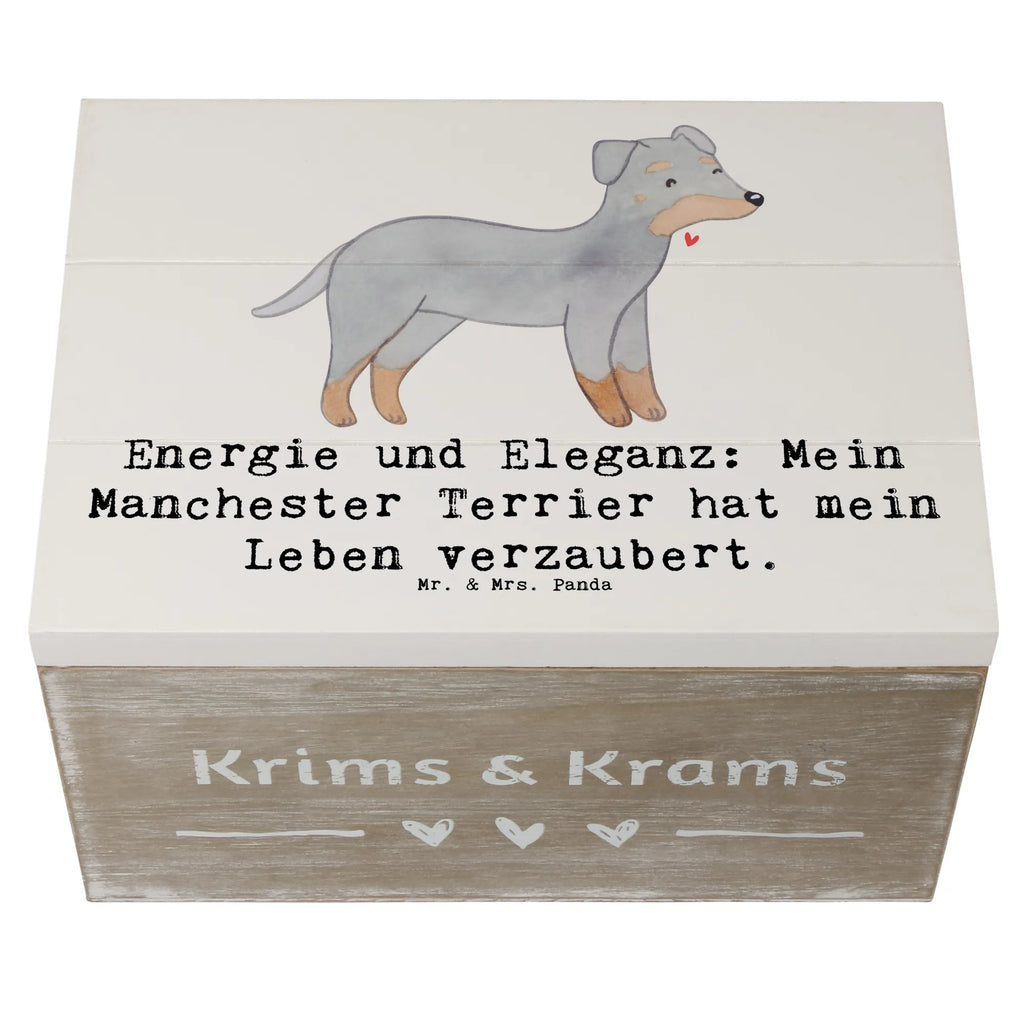 Holzkiste Manchester Terrier Magie Holzkiste, Kiste, Schatzkiste, Truhe, Schatulle, XXL, Erinnerungsbox, Erinnerungskiste, Dekokiste, Aufbewahrungsbox, Geschenkbox, Geschenkdose, Hund, Hunderasse, Rassehund, Hundebesitzer, Geschenk, Tierfreund, Schenken, Welpe