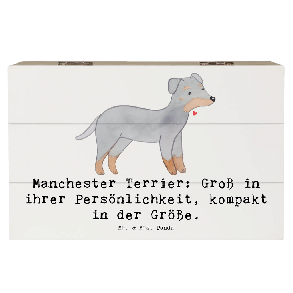 Holzkiste Manchester Terrier Persönlichkeit Holzkiste, Kiste, Schatzkiste, Truhe, Schatulle, XXL, Erinnerungsbox, Erinnerungskiste, Dekokiste, Aufbewahrungsbox, Geschenkbox, Geschenkdose, Hund, Hunderasse, Rassehund, Hundebesitzer, Geschenk, Tierfreund, Schenken, Welpe