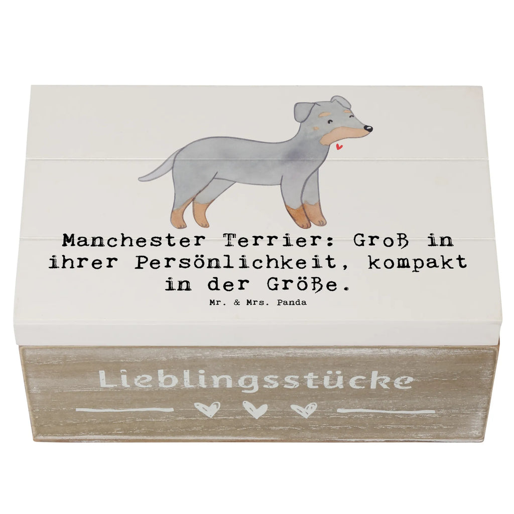 Holzkiste Manchester Terrier Persönlichkeit Holzkiste, Kiste, Schatzkiste, Truhe, Schatulle, XXL, Erinnerungsbox, Erinnerungskiste, Dekokiste, Aufbewahrungsbox, Geschenkbox, Geschenkdose, Hund, Hunderasse, Rassehund, Hundebesitzer, Geschenk, Tierfreund, Schenken, Welpe