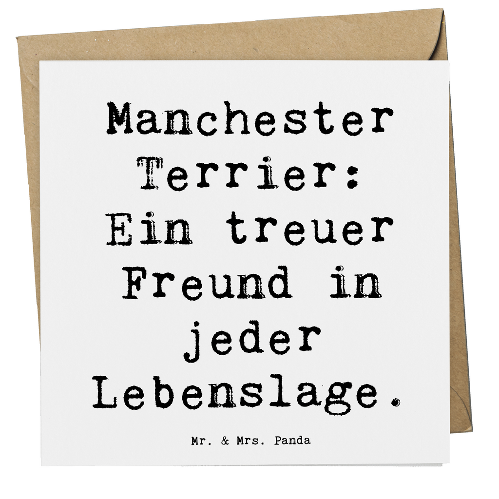 Deluxe Karte Spruch Manchester Terrier Freundschaft Karte, Grußkarte, Klappkarte, Einladungskarte, Glückwunschkarte, Hochzeitskarte, Geburtstagskarte, Hochwertige Grußkarte, Hochwertige Klappkarte, Hund, Hunderasse, Rassehund, Hundebesitzer, Geschenk, Tierfreund, Schenken, Welpe